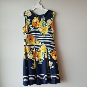 Floral Navy Dress